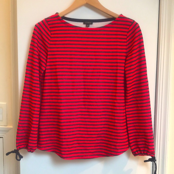 Talbots Tops - Talbots Nautical top, 3/4 sleeves with ties. Sz XS but fits like a Small. EUC